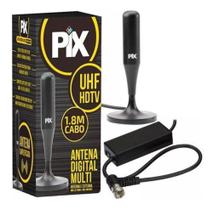 Antena Interna Digital Super Amplificada Digital Uhf Ful Hd - PIX
