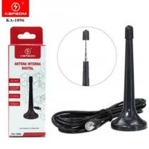 Antena Interna Digital UHF HDTV com Cabo de 3 Metros KAPBOM - KA-1096