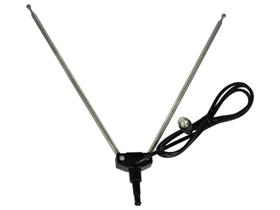 Antena Interna Dupla com Plug F Uhf/vhf Cabo 1m - FBG