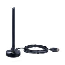 Antena INTERNA/ Externa Aquario DTV-100P VHF/ UHF/ FM/ HDTV/ 4K Cabo 2,5M Antena INTERNA/ Externa Aquario DTV-100P VHF/ UHF/ FM/ HDTV/ 4K Cabo 2,5M