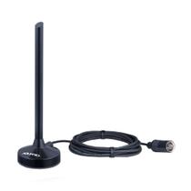 Antena INTERNA/ Externa Aquario DTV-100P VHF/ UHF/ FM/ HDTV/ 4K Cabo 2,5M - Canon