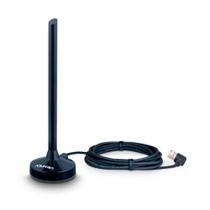 Antena Interna/ Externa Aquario Dtv-100P Vhf/ Uhf/ Fm/ Hdtv/ 4K Cabo 2,5M