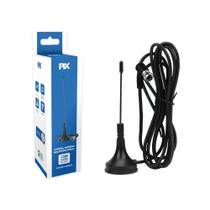 Antena Interna Hdtv Digital Mini Pix Com 1,50 Metros Cabo