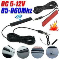 Antena Interna Oculta Amplificada Para Carro DC 5-12V, Antena De Rádio Para Carro, Caminhão, Moto E Antena Interna Oculta Amplificada Para Carro DC 5-12V, Antena De Rádio Para Carro, Caminhão, Moto E