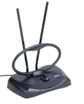 Antena interna RCA ANT121Z durável passiva preta