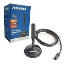 Antena Interna Tv Digital Hdtv Full HD Dtv-100 Cabo 2,5 metros Aquário