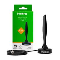 Antena Interna Tv Digital Universal Intelbras Uhf Full Hdtv 4k Ai 1015