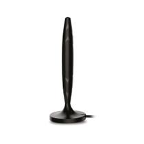 Antena Interna UHF Digital HD Multivisão com Cabo Coaxial 3m para HDTV Digital Full HD 1080p Preto