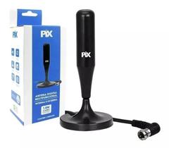 Antena Interna Uhf/Hdtv Imã Cabo 1,8M Pix Conector 90 Graus Antena Interna Uhf/Hdtv Imã Cabo 1,8M Pix Conector 90 Graus