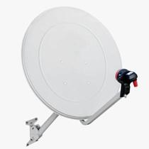 Antena ku 60cm (pedestal 60cm) c/6 offset (br) s/ logo