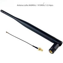 Antena LoRa 868MHz 915MHz 5dBi Com Cabo Conector SMA Macho Para U.FL Para Placa Meshtastic Lora IoT