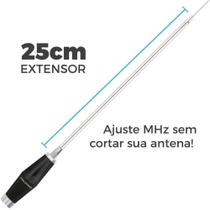 Antena Mini Marinox Para Rádio Px 10 E 11metros Com Prolongador 25cm B-2005p25 Antena Mini Marinox Para Rádio Px 10 E 11metros Com Prolongador 25cm B-2005p25