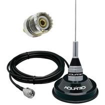 Antena Móvel 1/4 Vhf 50cm 200w M-300c Suporte Magnético Imã Com Cabo 4 Metros M-700k Adaptador Para Rádio Baofeng Antena Móvel 1/4 Vhf 50cm 200w M-300c Suporte Magnético Imã Com Cabo 4 Metros M-700k Adaptador Para Rádio Baofeng