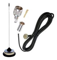 Antena Móvel Ars Eletronica Vhf Fm 1/4 De Onda Cabo 5m Mv00a