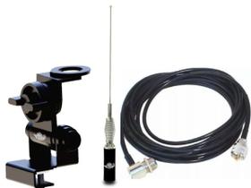 Antena Movel Ars Vhf 5Db 5/8Onda Cabo Suporte P Mala Mv35Eam