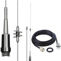 Antena Móvel Dual Band 86cm Ap0191 Steelbras Cabo Com Conectores 5,5 Metros Antena Móvel Dual Band 86cm Ap0191 Steelbras Cabo Com Conectores 5,5 Metros