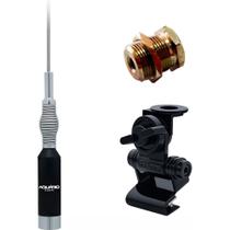 Antena Móvel Px 1,23 metros B-2080 Suporte Bi-Articulado para Porta Malas Hatch Sedan Parafuso de Fixação Antena Móvel Px 1,23 metros B-2080 Suporte Bi-Articulado para Porta Malas Hatch Sedan Parafuso de Fixação