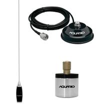 Antena Móvel PX 1,40 metros Mini Maria Mole Marinox B-2005p + Suporte Magnético com Cabo 4 Metros M-700k + Adaptador UHF para PX Antena Móvel PX 1,40 metros Mini Maria Mole Marinox B-2005p + Suporte Magnético com Cabo 4 Metros M-700k + Adaptador UHF para PX
