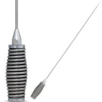 Antena Móvel Px 25-54mhz 500w 2,70 Metros Aço Inox Radio Amador Marinox Mola B-2003 Caminhão Carreta Truck