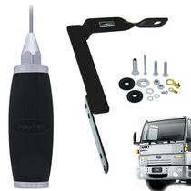 Antena Móvel PX 2,70 metros Marinox Radio Amador B-2003p + Suporte Ford Cargo Lado Motorista + Parafuso de Fixação Anti-Furto R-30