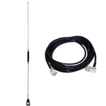 Antena Móvel Px 66cm 100w Carro Caminhonete Cabo 5,5mts - STEELBRAS