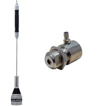 Antena Móvel Px 67cm B-2050 + Conector Uhf Femea Cachimbo Rg58