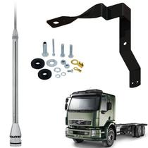 Antena Móvel PX Marinox 2,70 metros Alongador Inox 60cm + Suporte Volvo VM Lado Carona Antena Móvel PX Marinox 2,70 metros Alongador Inox 60cm + Suporte Volvo VM Lado Carona