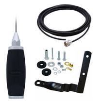 Antena Móvel PX Marinox 2,70 metros B2003P Cabo 5,5 metros Suporte VW Volkswagen Constellation Parafusos Anti-Furto