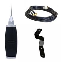 Antena Móvel PX Marinox 2,70 Metros Radio Amador B-2003p + Suporte Dianteiro Motorista Volkswagen Constellation Cabo Coaxial 5,5 Metros