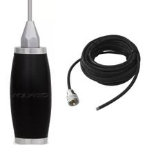 Antena Móvel PX Marinox 2,70 metros Rádio Amador Caminhão B-2003p + Cabo Coaxial 5,5 metros B-3001