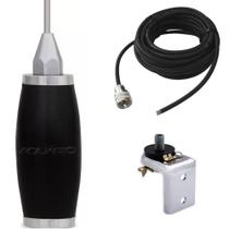Antena Móvel PX Marinox 2,70 Metros Radio Amador Caminhao Maria Mole B-2003p + Cabo 5,5 metros + Suporte Universal