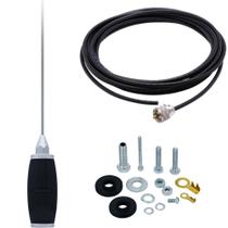 Antena Móvel Px Marinox Mini Maria Mole B-2005p 1,4 metros + Cabo Coaxial 5,5 metros