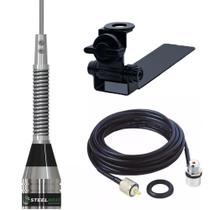 Antena Móvel Px Slim 65cm Mola Na Base Ap4187 Suporte Bi-articulado Caminhonete Cabo 5,5 Metros Antena Móvel Px Slim 65cm Mola Na Base Ap4187 Suporte Bi-articulado Caminhonete Cabo 5,5 Metros