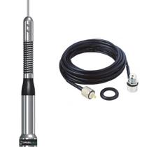 Antena Móvel Px Slim Bold Bobina na Base 200w 1,54 metros Ap8690 + Cabo Coaxial 5,5 Metros Antena Móvel Px Slim Bold Bobina na Base 200w 1,54 metros Ap8690 + Cabo Coaxial 5,5 Metros