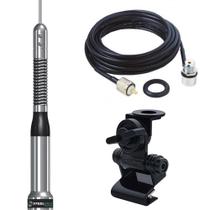 Antena Móvel VHF Slim Bold Mola na Base 134-174mhz 200w 1,34 metros Ap8689 Suporte Bi-Articulado Porta Malas Hatch Sedan Cabo Coaxial 5,5 Metros Antena Móvel VHF Slim Bold Mola na Base 134-174mhz 200w 1,34 metros Ap8689 Suporte Bi-Articulado Porta Malas Hatch Sedan Cabo Coaxial 5,5 Metros
