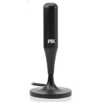 Antena Multi Interna HDTV Base Com Imã Cabo 5 Metros PIX