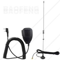 Antena Nagoya UT-106UV Com e Mini Microfone PTT Original