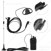 Antena Nagoya UT-106UV e Fone Concha Baofeng