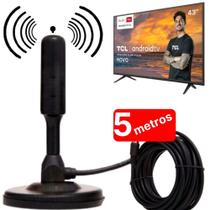 Antena para TV digital interna e externa
