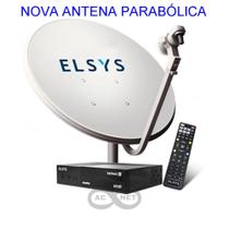 Antena Parabólica Banda KU com 01 Receptor ELSYS SATMAX 5