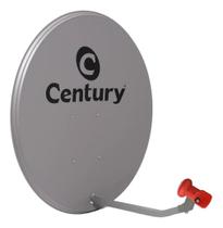 Antena parabolica century 60cm banda ku (cinza)