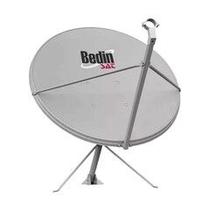 Antena Parabólica TV Banda KU Chapa 75 Cm OffSet Bedin Sat - Não acompanha LNBF - 50311007 - 50311005