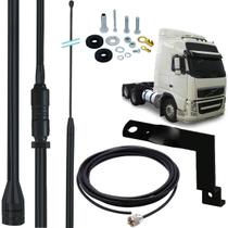 Antena Px Alongador 60cm Argentina Black Cabo 5,5m Volvo Fh Parafusos