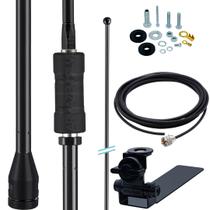 Antena Px Black Mini Argentina 200w 1,08m Suporte Caminhonete Cabo 5,5M Antena Px Black Mini Argentina 200w 1,08m Suporte Caminhonete Cabo 5,5M