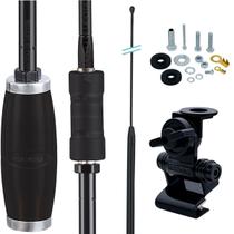 Antena Px Bobinada Black Viuva Negra 1,50m Porta Malas Capu Parafusos Anti Furto Antena Px Bobinada Black Viuva Negra 1,50m Porta Malas Capu Parafusos Anti Furto
