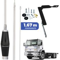 Antena Px Inox 1,40m Alongador 25cm Ford Cargo Carona Parafusos Anti-furto Antena Px Inox 1,40m Alongador 25cm Ford Cargo Carona Parafusos Anti-furto