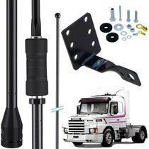 Antena Px Mini Argentina Black 200w 1,08m Scania 112 113 H Parafusos Anti Furto Antena Px Mini Argentina Black 200w 1,08m Scania 112 113 H Parafusos Anti Furto