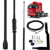 Antena Px Prolongador 60cm Black Suporte Argentina Stralis Cabo 5,5m