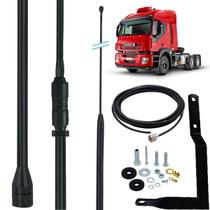 Antena Px Prolongador 60cm Black Suporte Carona Argentina Stralis Cabo 5,5m