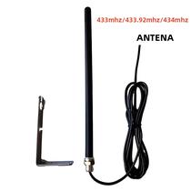 Antena Repetidora Sem Fio 433Mhz Para Portão De Garagem, Amplificador De Sinal De Rádio 433.92mhz,